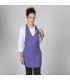 Delantal 182. Bolsillo en el centro. Garys, morado