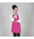 Delantal 182. Bolsillo en el centro. Garys, fucsia