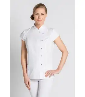 Casaca de estética de mujer 8242700. Cruzada. Dyneke