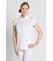 Casaca de estética de mujer 8242700. Cruzada. Dyneke