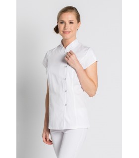 Casaca de estética de mujer 8242700. Cruzada. 2 Dyneke