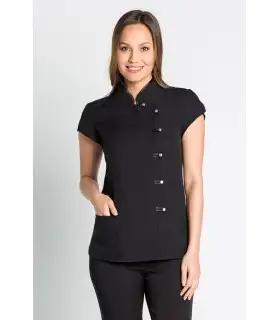 Casaca de estética de mujer 8242700. Cruzada. Dyneke