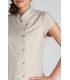 Casaca de estética de mujer 8242824. Cruzada. cuello Dyneke