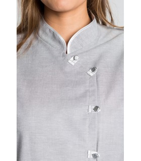 Casaca de estética de mujer 8242844. Cruzada. CUELLO Dyneke