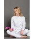 Casaca de estética de mujer 8243700. Cruzada. SENTADA Dyneke