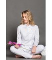 Casaca de estética de mujer 8243700. Cruzada. SENTADA Dyneke