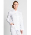 Casaca de estética de mujer 8243700. Cruzada. Dyneke