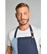 Delantal de hostelería combinado 8249384. cuello Dyneke