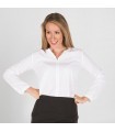 Blusa 6514 manga larga de señora. Garys, blanco