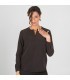 Blusa 6514 manga larga de señora. Garys, negro