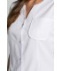 Casaca sanitaria de mujer 8270700 Low Cost. Cuello Dyneke