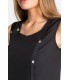 Casaca de estética de mujer 8279725 de tirantes. cuello Dyneke