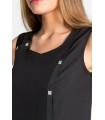 Casaca de estética de mujer 8279725 de tirantes. cuello Dyneke