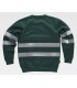 Sudadera Reflectante de cuello redondo C9031. Workteam Verde espalda