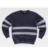 Sudadera Reflectante de cuello redondo C9031. Workteam Marino pecho