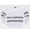 Sudadera Reflectante de cuello redondo C9031. Workteam Blanco pecho