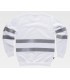 Sudadera Reflectante de cuello redondo C9031. Workteam Blanco espalda