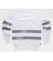 Sudadera Reflectante de cuello redondo C9031. Workteam Blanco espalda