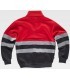 Sudadera reflectante con cierre de media cremallera C9033. Workteam 2
