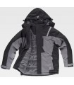 Chaqueta acolchada combinada WF2858. Workteam Gris 3
