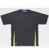Camiseta técnica bicolor de manga corta WF2716. Workteam Gris 1