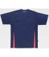Camiseta técnica bicolor de manga corta WF2716. Workteam Marino 2