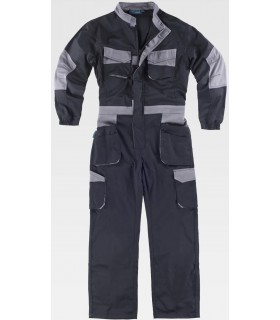 Buzo de trabajo combinado WF2620. Workteam NEGRO 1