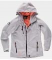 Chaqueta workshell de mujer S9494. Workteam GRIS 1
