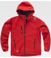 Chaqueta Workshell con capucha S9499. Workteam ROJO 1