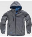Chaqueta Workshell con capucha S9499. Workteam GRIS 1