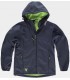 Chaqueta Workshell con capucha S9499. Workteam MARINO 1