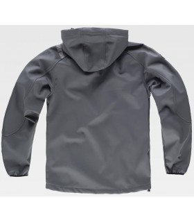 Chaqueta Workshell con capucha S9499. Workteam GRIS 2