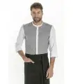 Camisa de hostelería de hombre 8451844 media manga. 2 Dyneke