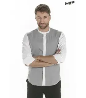 Camisa de hostelería de hombre 8451844 media manga. Dyneke