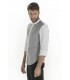 Camisa de hostelería de hombre 8451844 media manga. Lateral Dyneke