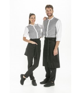 Camisa de hostelería de mujer 8452844 media manga. pareja Dyneke
