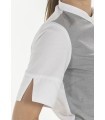 Camisa de hostelería de mujer 8452844 media manga. Dyneke