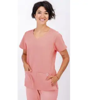 Casaca sanitaria de mujer con doble bolsillo 114210. Eurosavoy CO1