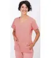Casaca sanitaria de mujer con doble bolsillo 114210. Eurosavoy CO1