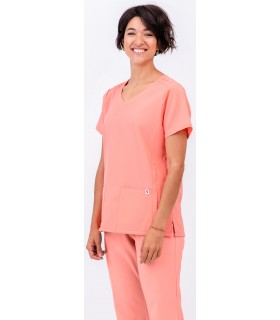 Casaca sanitaria de mujer con doble bolsillo 114210. Eurosavoy CO2