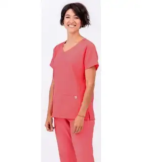 Casaca sanitaria de mujer con doble bolsillo 114210. Eurosavoy RM