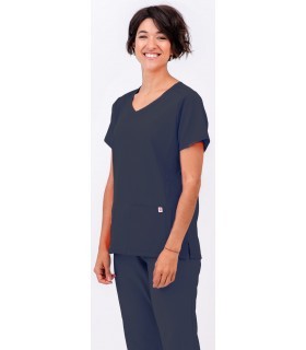 Casaca sanitaria de mujer con doble bolsillo 114210. Eurosavoy MA