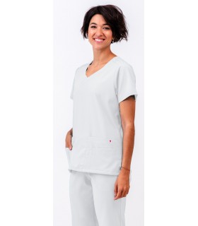 Casaca sanitaria unisex con doble bolsillo 114215. Eurosavoy BL1