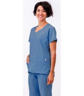 Casaca sanitaria unisex con doble bolsillo 114215. Eurosavoy VP