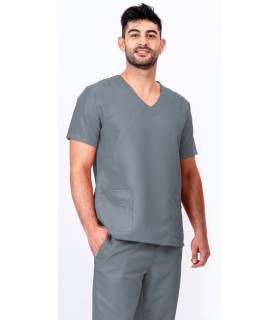 Casaca sanitaria de hombre con doble bolsillo 114006. Eurosavoy GR