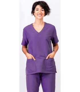 Casaca sanitaria de mujer con doble bolsillo 114206. Eurosavoy MO