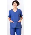 Casaca sanitaria de mujer con doble bolsillo 114206. Eurosavoy AZ