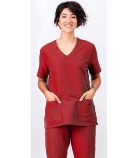 Casaca sanitaria de mujer con doble bolsillo 114206. Eurosavoy GRA