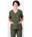 Casaca sanitaria de mujer con doble bolsillo 114206. Eurosavoy