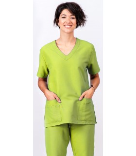 Casaca sanitaria de mujer con doble bolsillo 114206. Eurosavoy VP